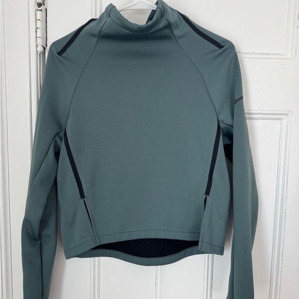 Women's High-Neck Teal Top